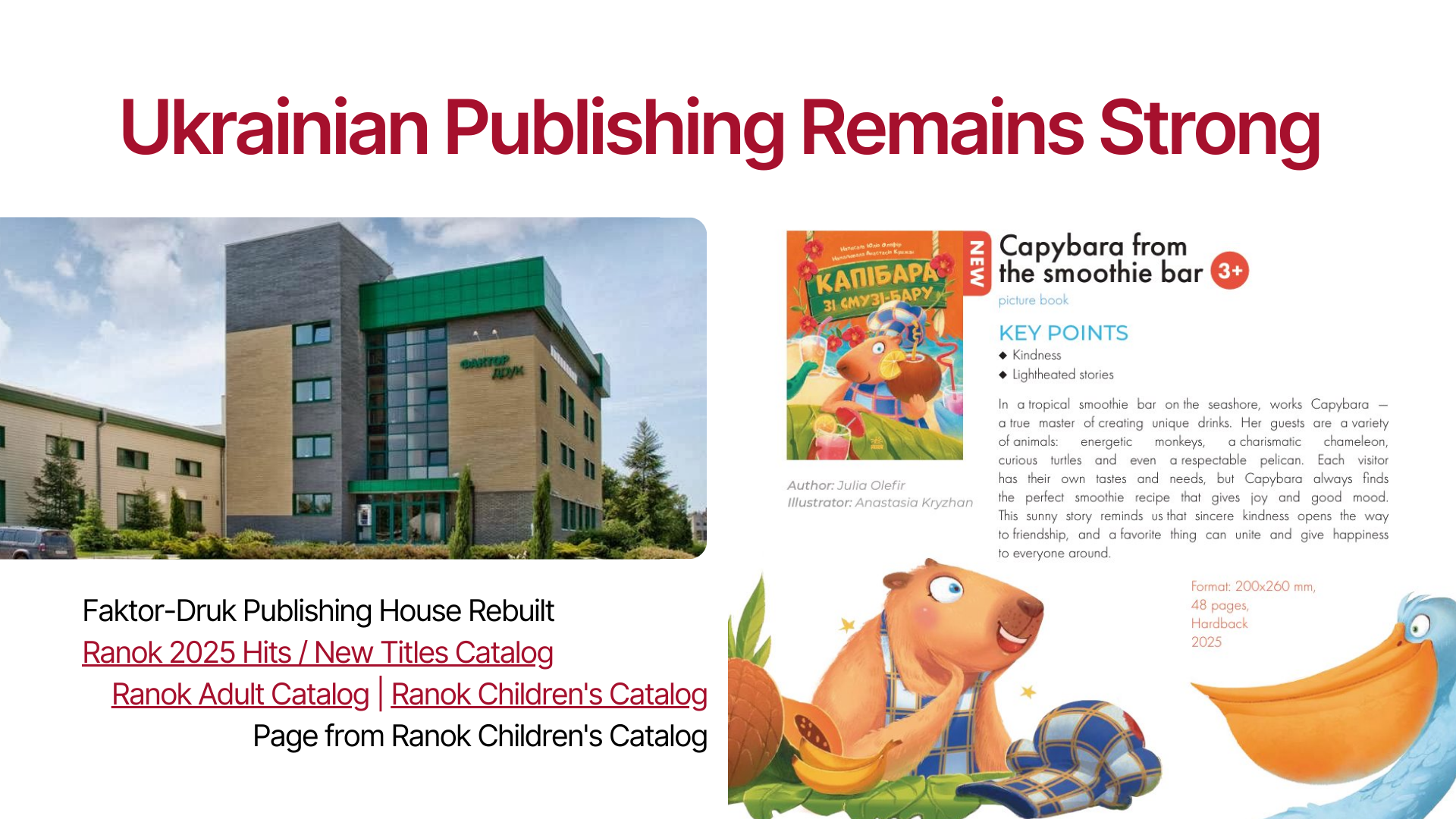 Ukrainian Publishing Remains Strong